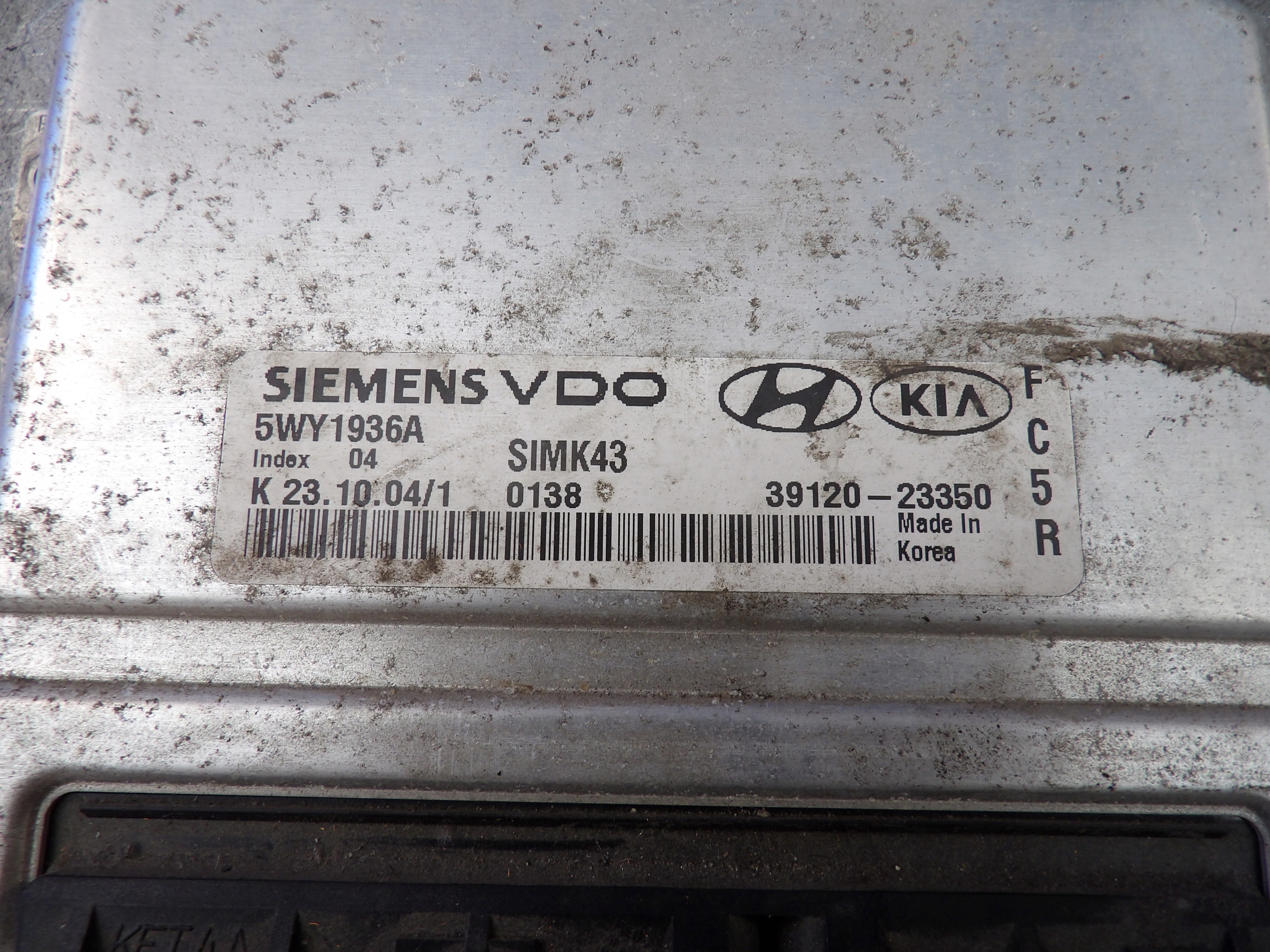 Kia Carens 2 II computer, control unit 39120-23350 5WY1936A
