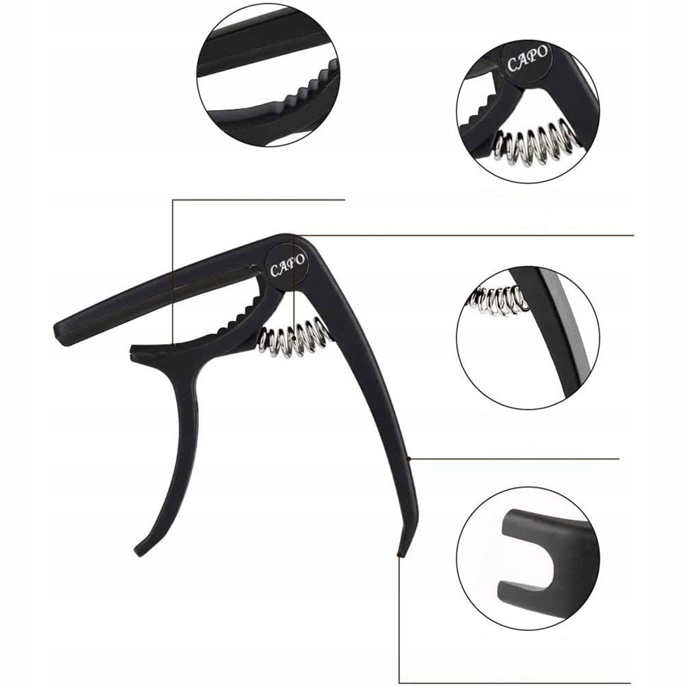 KAPODASTER CAPO DO GITARY KLASYCZNEJ AKUSTYCZNEJ NAKŁADKA NA GRYF STRUNY EAN (GTIN) 5907451321140