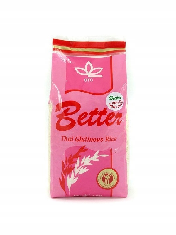 Levně 3X Thajská lepivá rýže 1 kg – Better Brand Stc