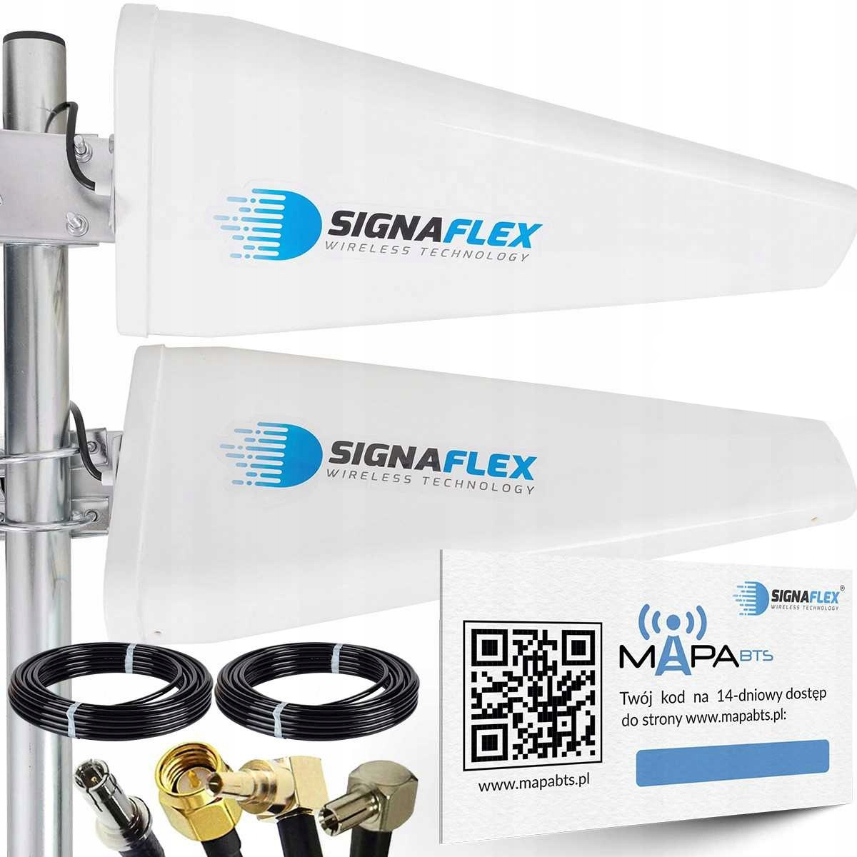 Venkovní Anténa Pro Internetový Router Dual 3G 4G 5G Lte Zte Huawei 2x10 m