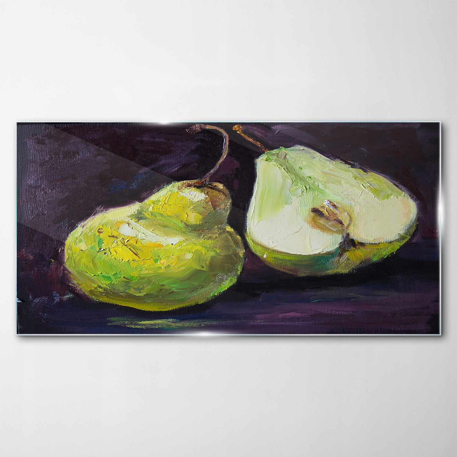 

Foto-obraz szklany Malarstwo owoce gruszka 140x70