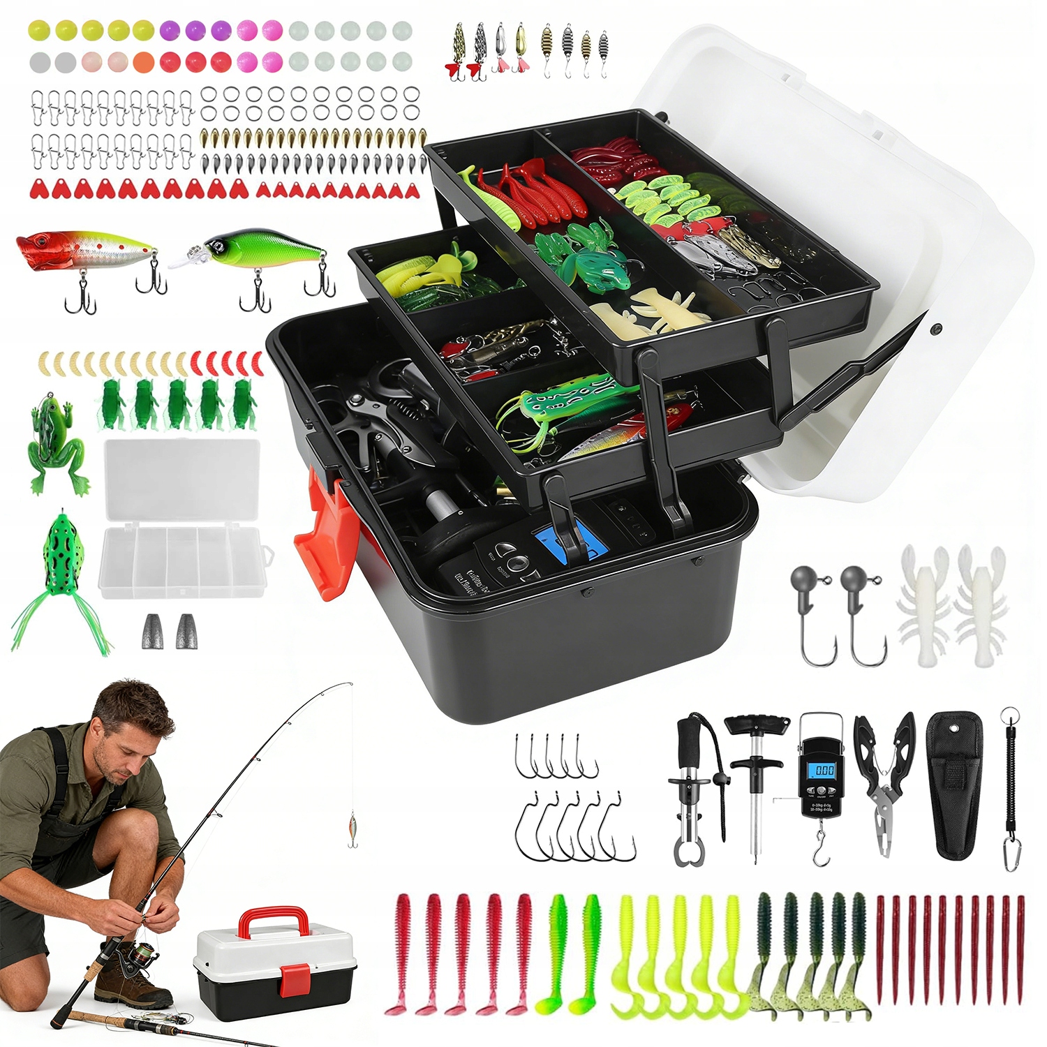 Rybářská Sada 213 Dílů Je Ideální Jako Dárek Pro Milovníky Rybaření