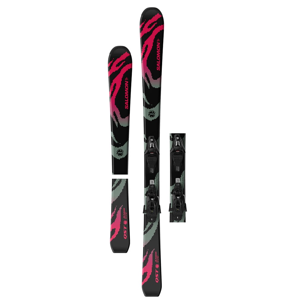 Narty dziecięce Salomon Qst Jr Black S C5 Gw 2027 110 cm
