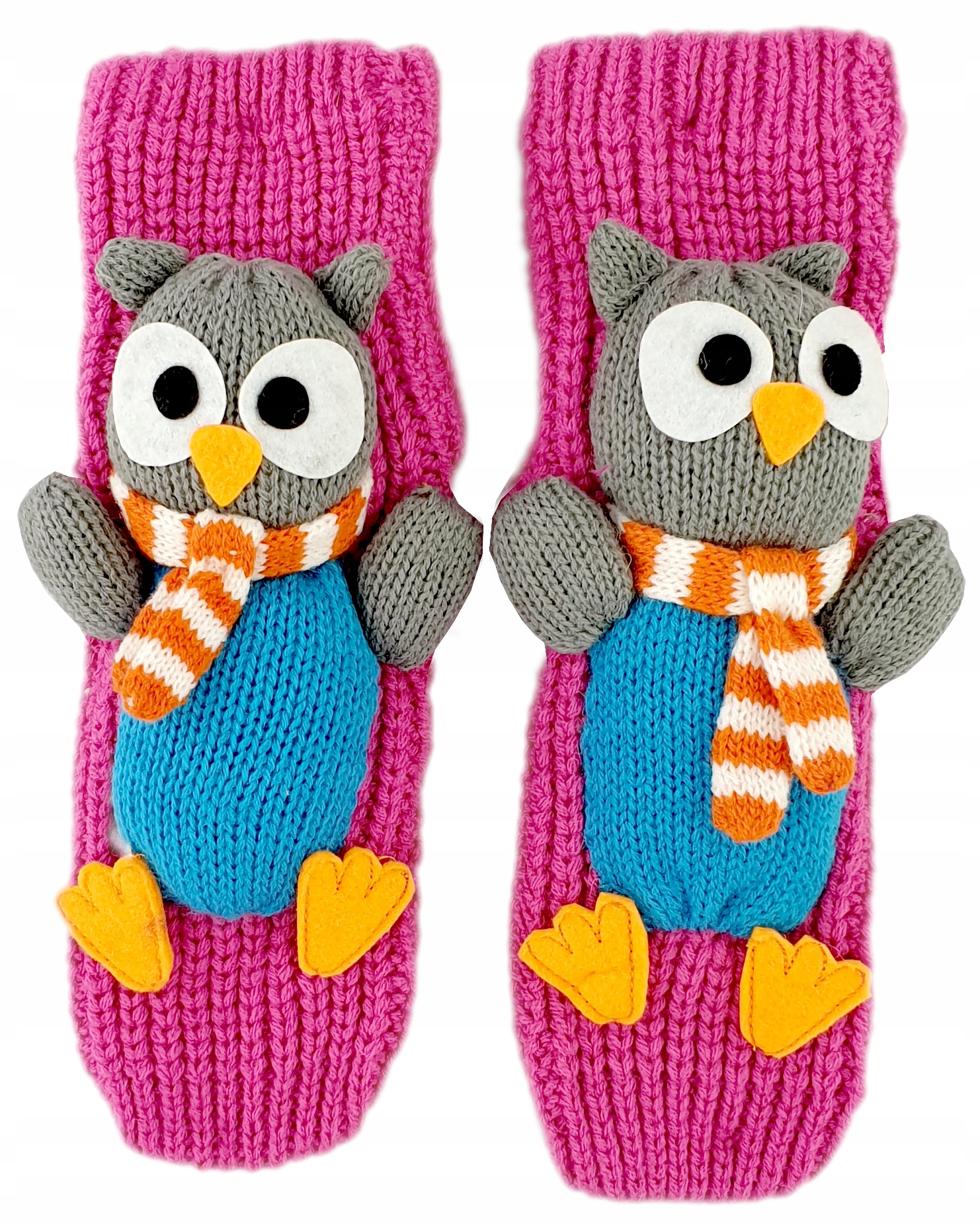 

Skarpetki Zimowe Ciepłe Sowa Sówka Maskotka 3D