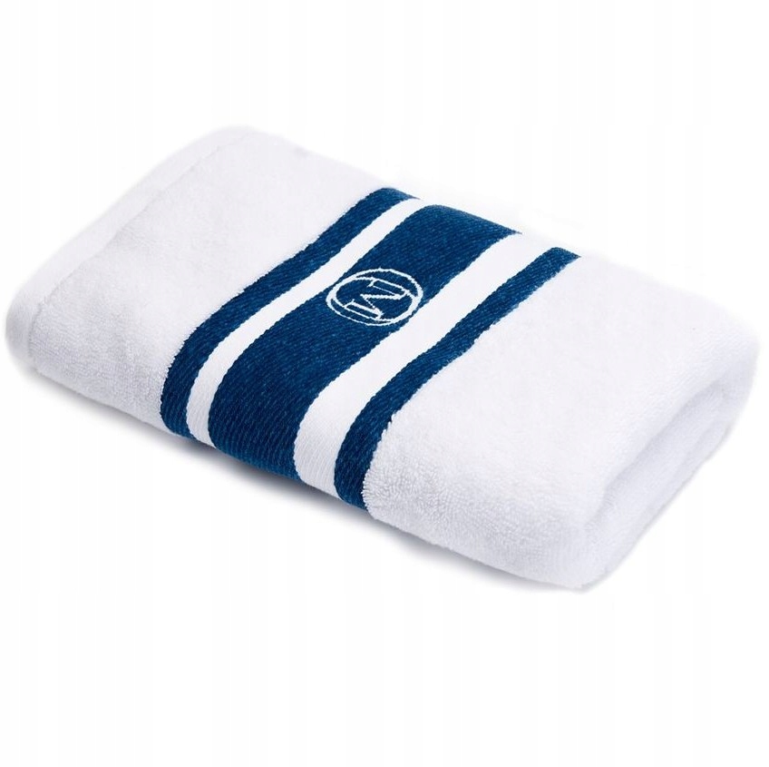 Ručník na ruce bílý do koupelny bavlněný hrubý elegantní Monogram Linea
