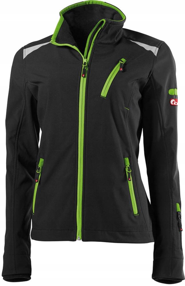 Dámská pracovní mikina softshell polar vel. L černá/limetková Fortis