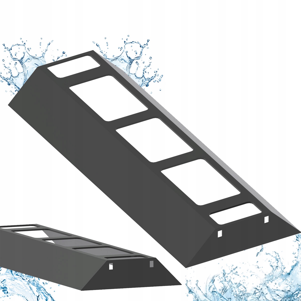 Stínidlo na lampu mj. Hyperbar Fxl 75 Uzavřená strana Kryt akvarijní lampy