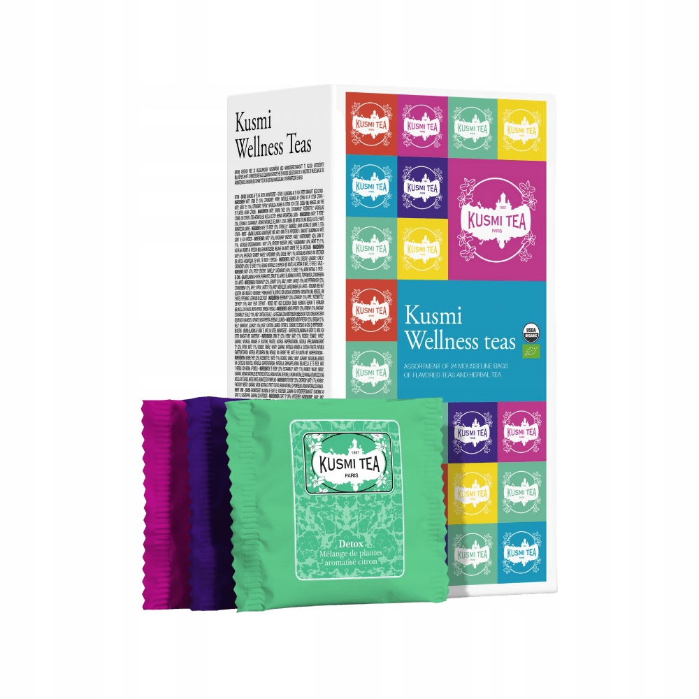 Zestaw prezentowy herbat Kusmitea Wellness w kopertach