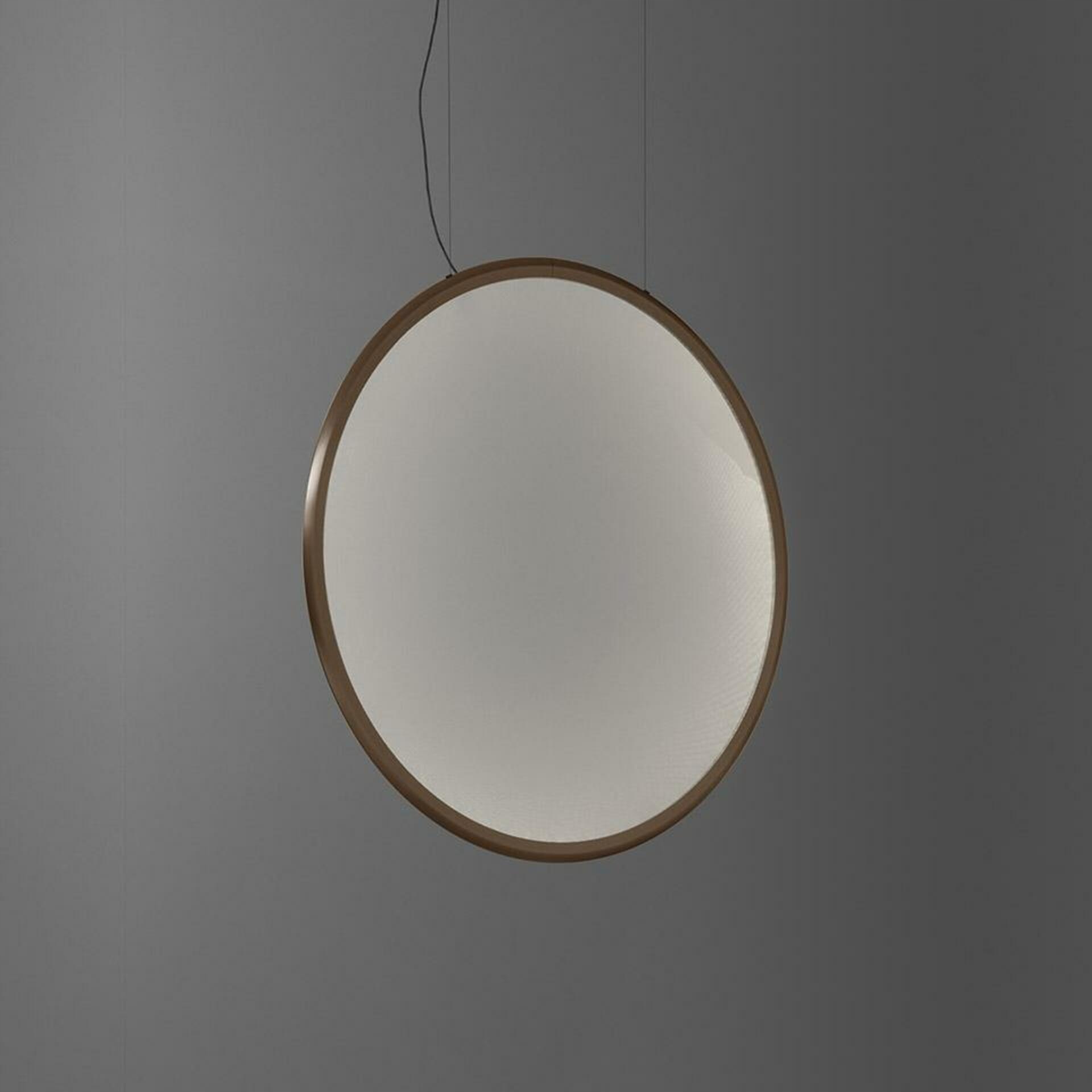 Artemide Discovery Vertical 70 bronzové závesné Led svietidlo, stmievateľné