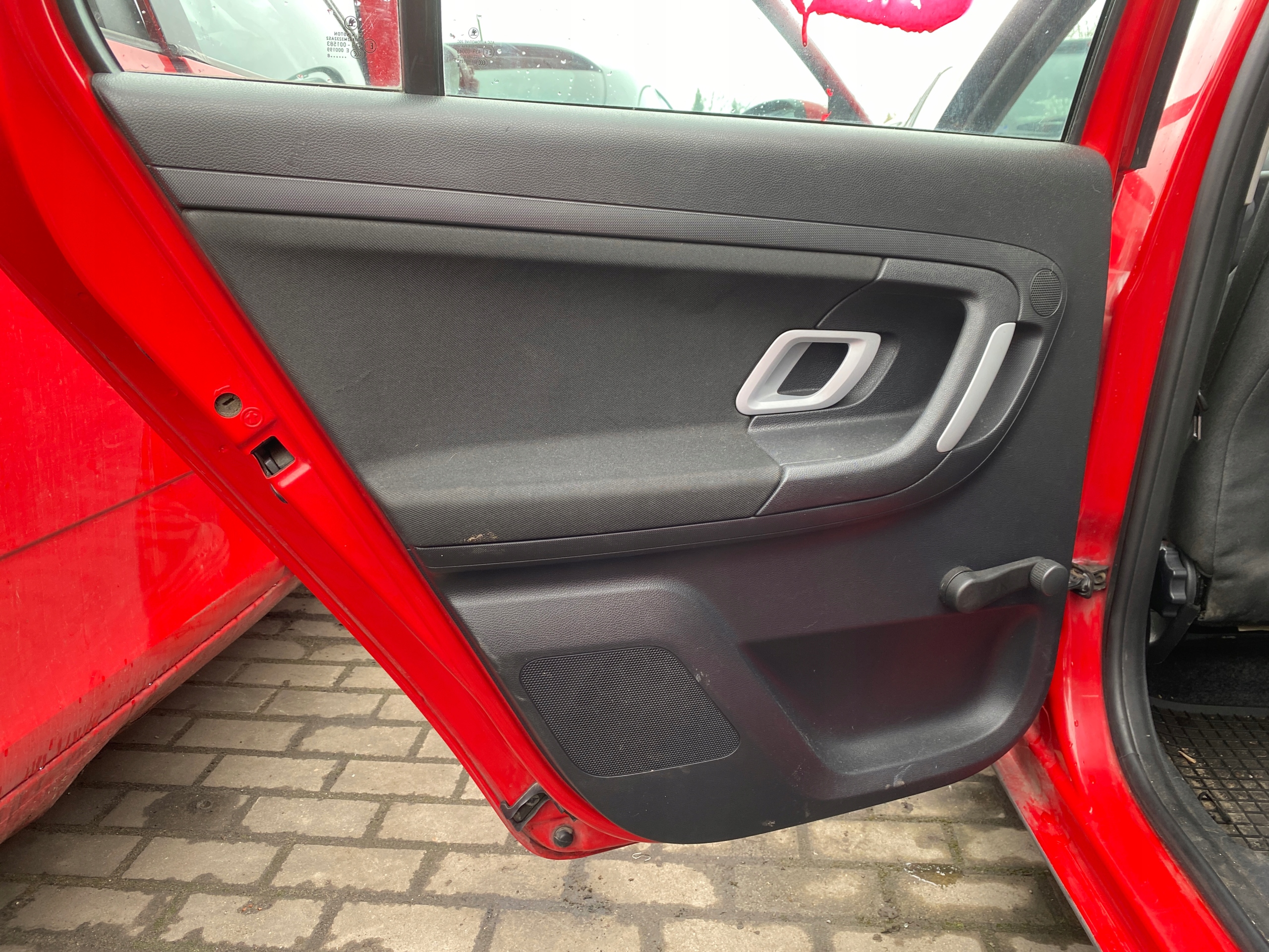 Skoda Fabia 2 II 07-14 upholstery left side side left rear rear part