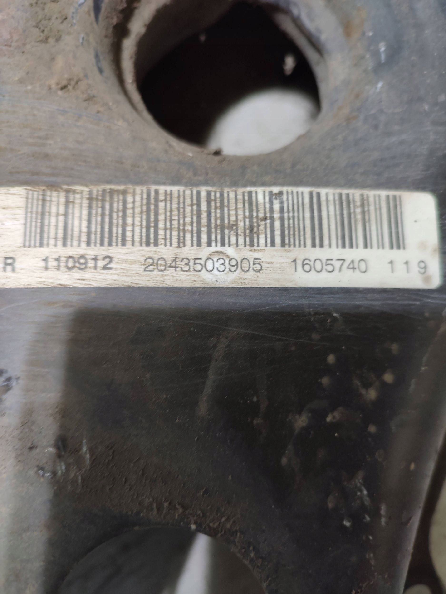 Mercedes-Benz GLK (X204) 2013 rear part side right arm rear