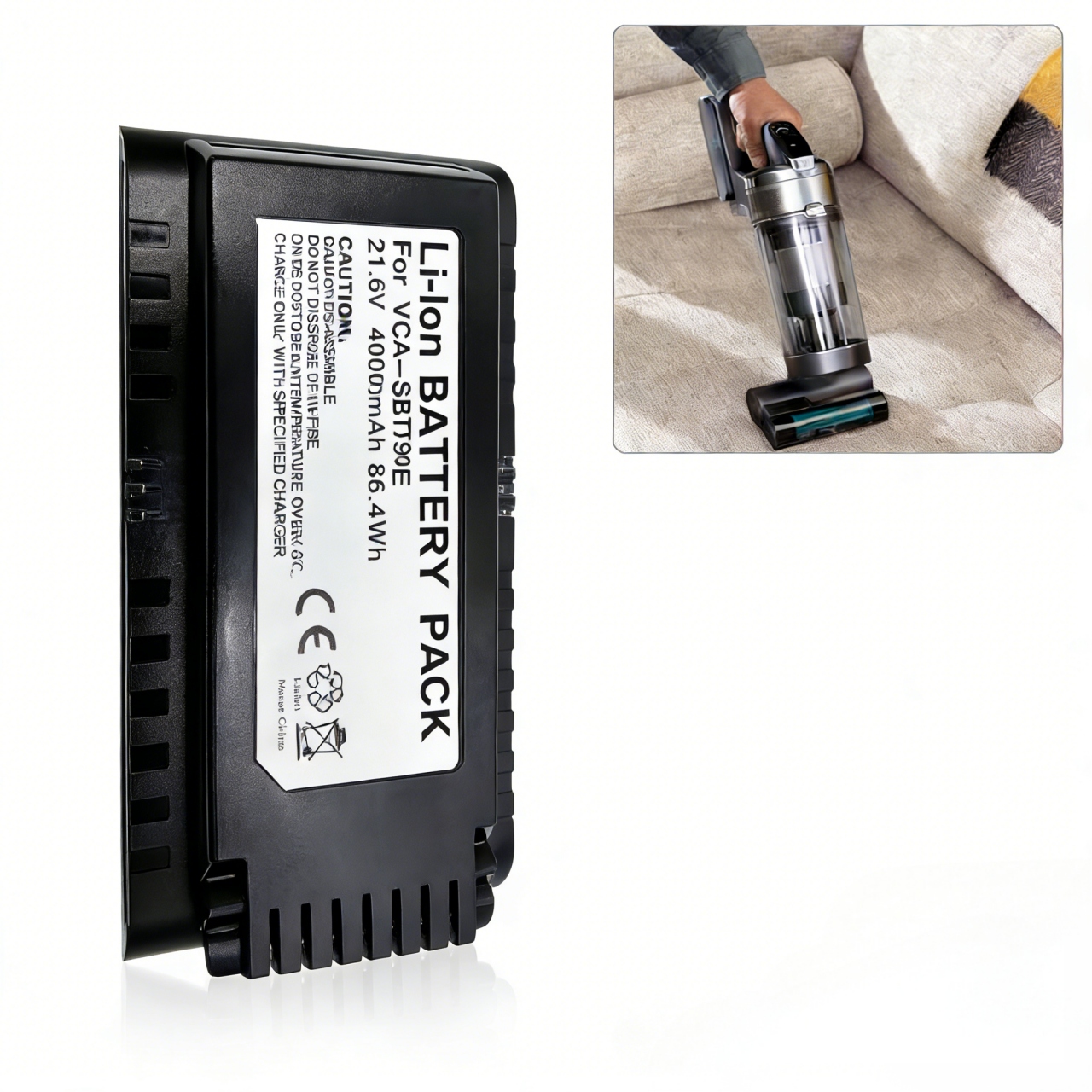 Baterie SBT90 4000mAh pro modely Jet70/75/90