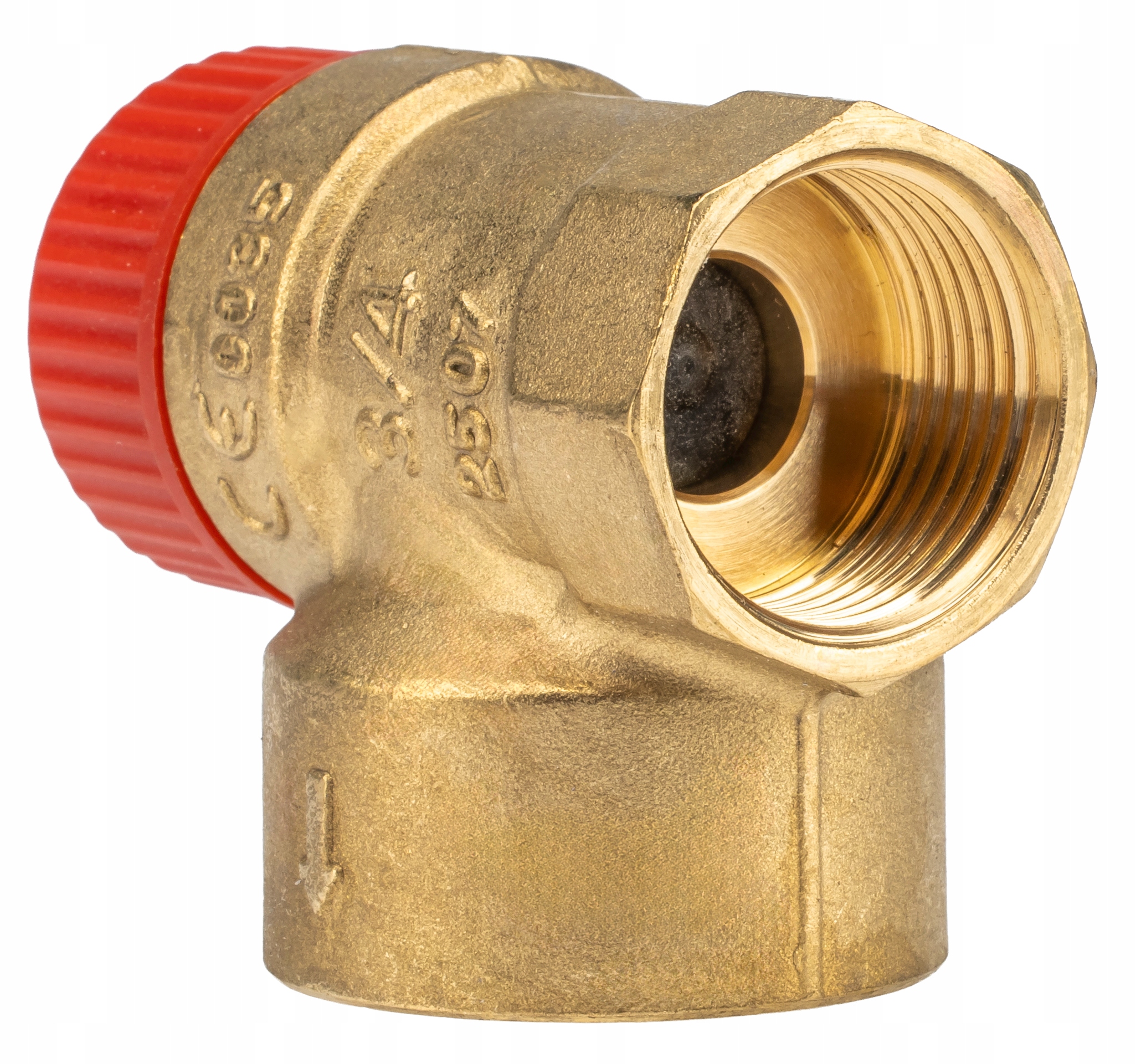 ZAWÓR BEZPIECZEŃSTWA DO C.O. MS 3,0 bar GW 3/4" x 1" GW MOSIĘŻNY AFRISO Cechy dodatkowe posiada atest do kontaktu z wodą pitną