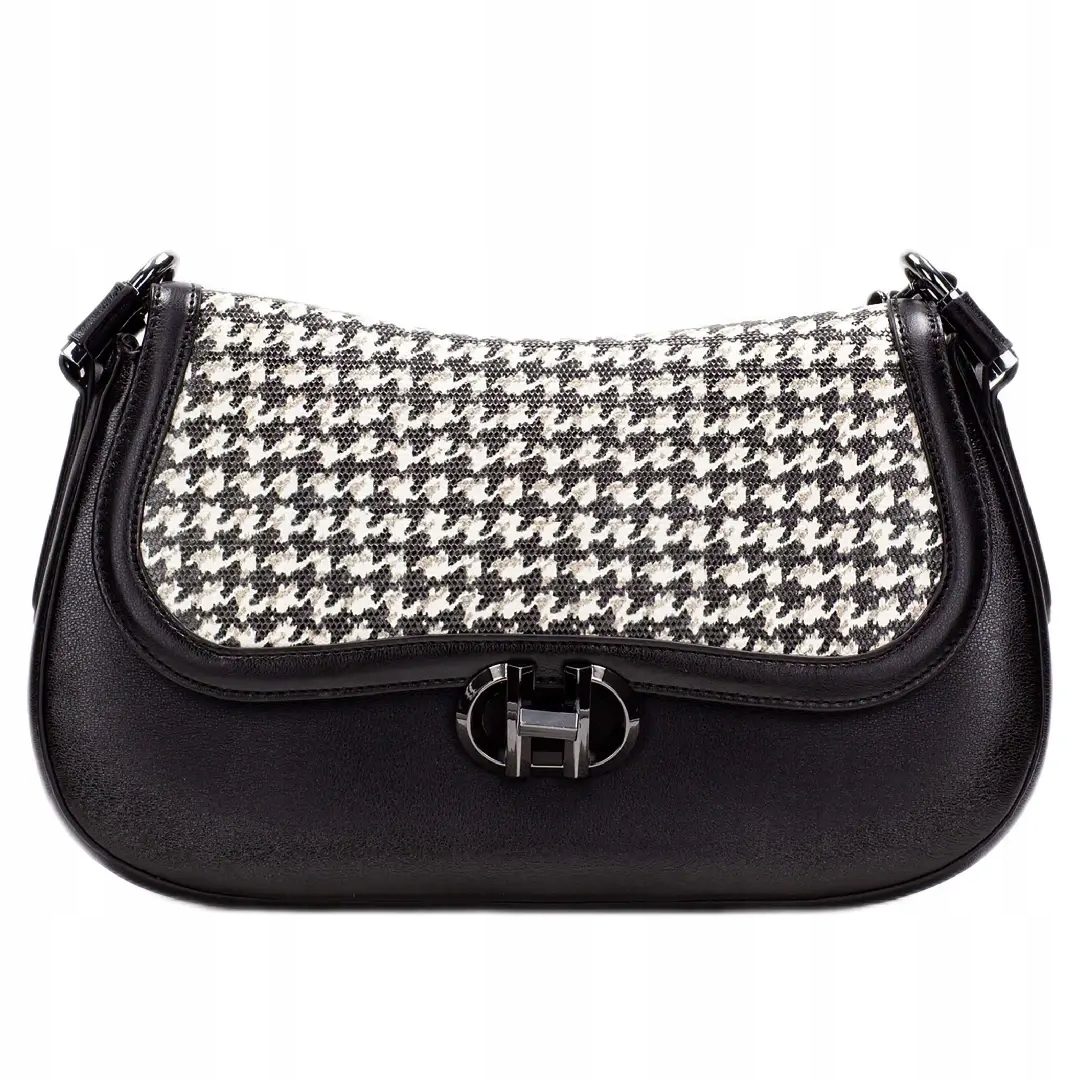 Dámská kabelka Hispanitas BI254150 černá/bílá
