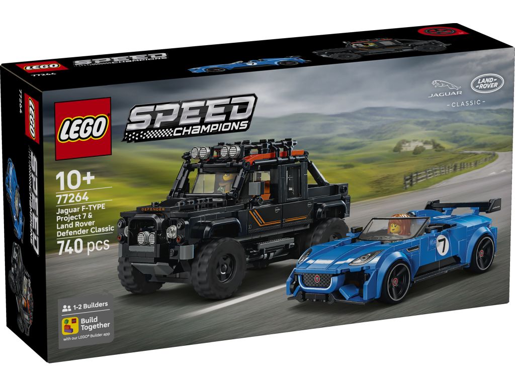 Lego 77264 Speed Champions Jaguar Project 7 a Land Rover Defender