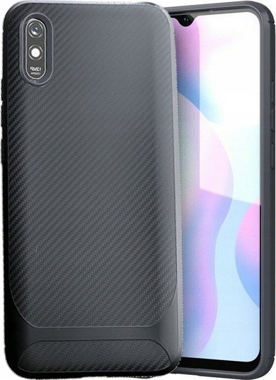 

Mocne Etui Carbon do Xiaomi Redmi 9A + Szkło 9H
