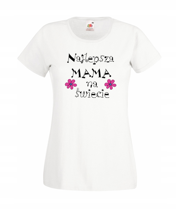 

Xs Koszulka Damska Mama Supermama Dzień Mamy Wzór