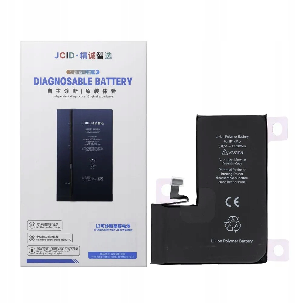 Bateria Do Iphone 14 Pro Max 4790MAH Jcid Zwiększona Pojemność