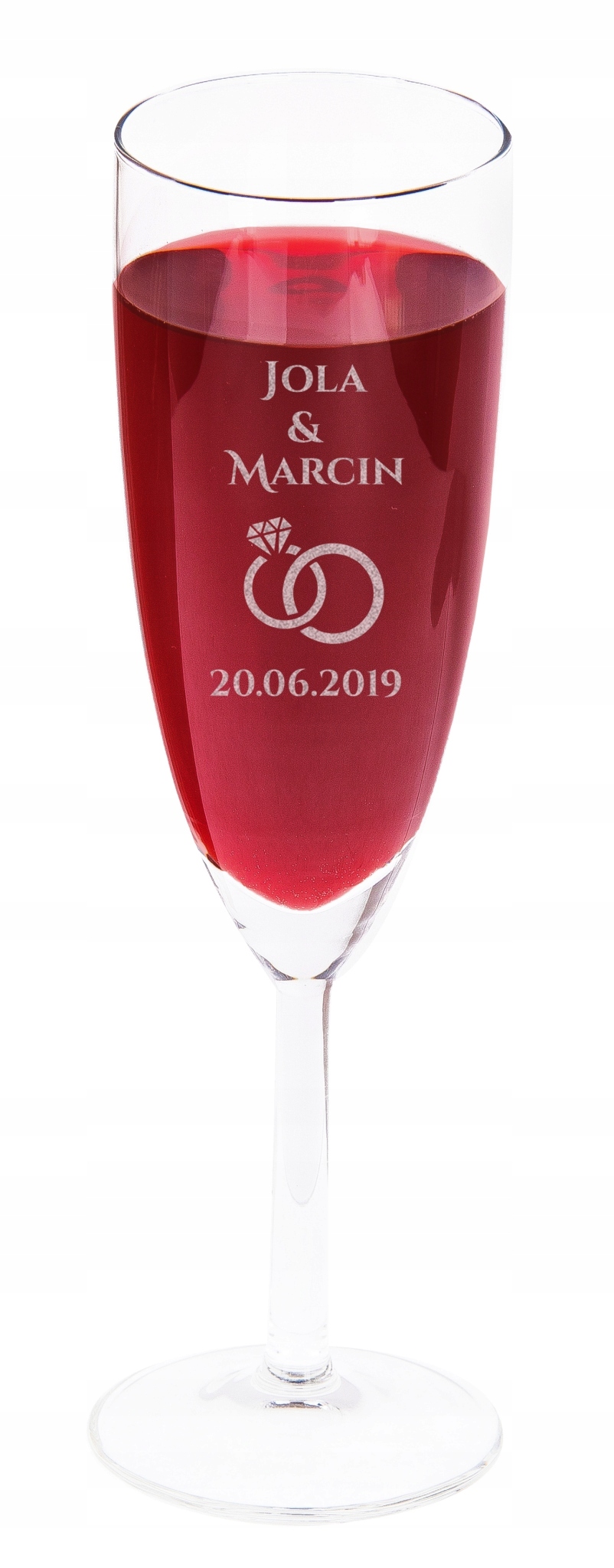 

Na Ślub Wesele Kieliszki Do Szampana Imię