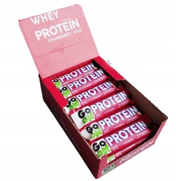 Levně 24x 50g Sante Go On Protein proteinová tyčinka s brusinkami v krabičce