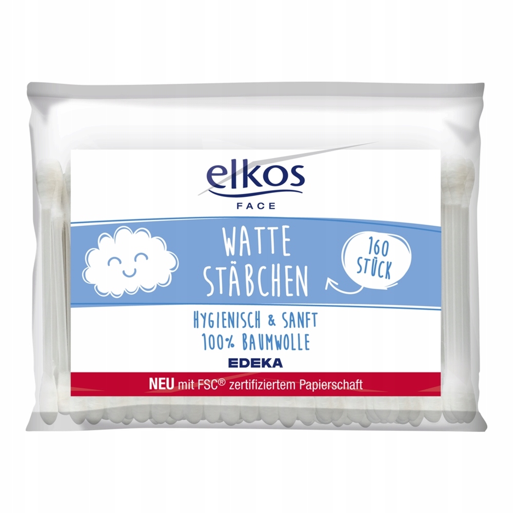 

Elkos Patyczki Higieniczne Bawełniane 160szt De