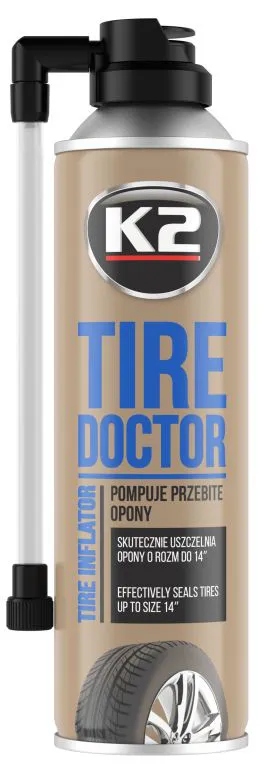 K2 - TIRE DOKTOR - NÁHRADNÉ KOLESO V SPREJI - 400ML