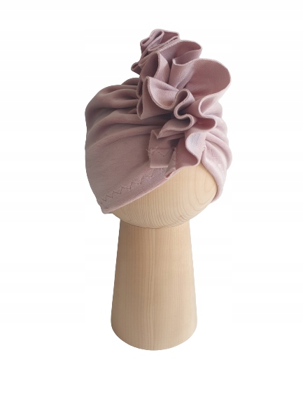 

Czapka Damska Turban Welur Brudny Róż 54-58cm