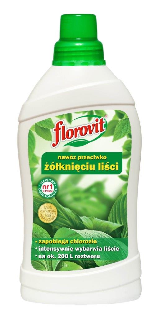 

Nawóz przeciw Żółknięciu Żółte liście Chloroza 1l