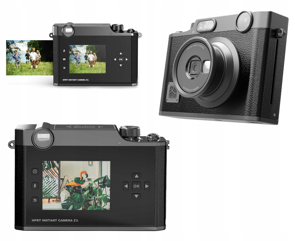 Fotoaparát Hanin Z3 5MP Výtisk Fotografie Barva 3PASS Bluetooth LCD 2,8'' náplně