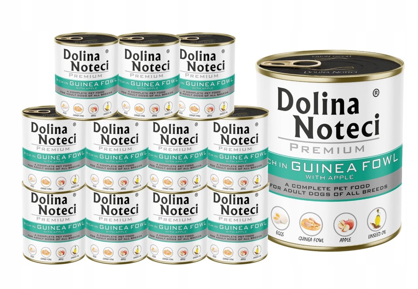 Dolina Noteci Premium vlhké krmivo pro psy, perlička s jablkem 12x800 g