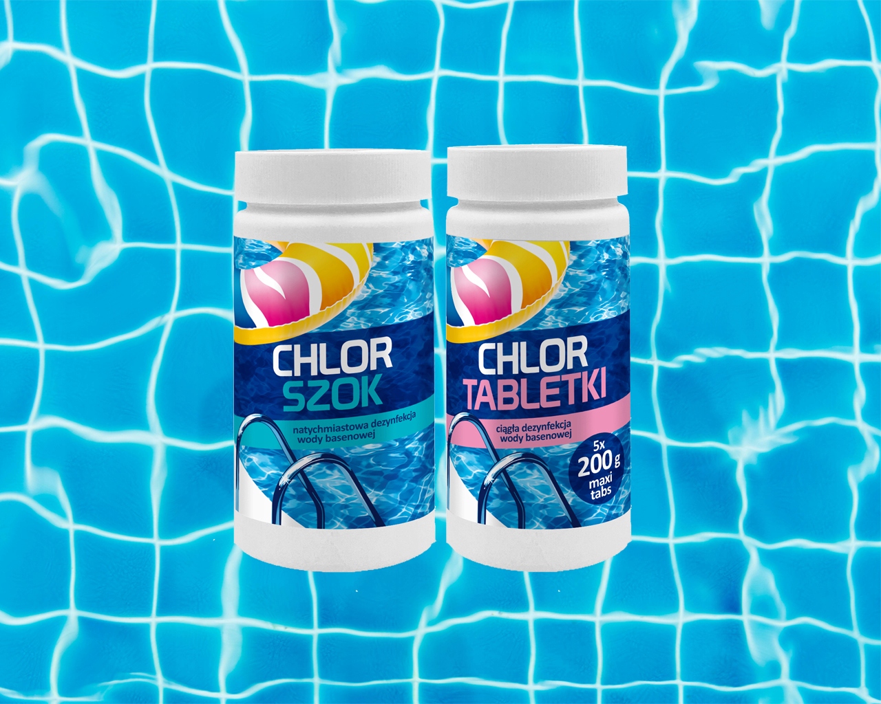 GAMIX ZESTAW MULTI CHLOR DO BASENU TABLETKI LONG TAB + SZOK CHEMIA BASENOWA Rodzaj chlor