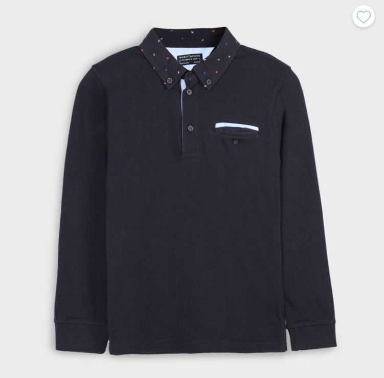 MAYORAL 7124 KOSZULKA POLO DŁUGI RĘKAW r.166