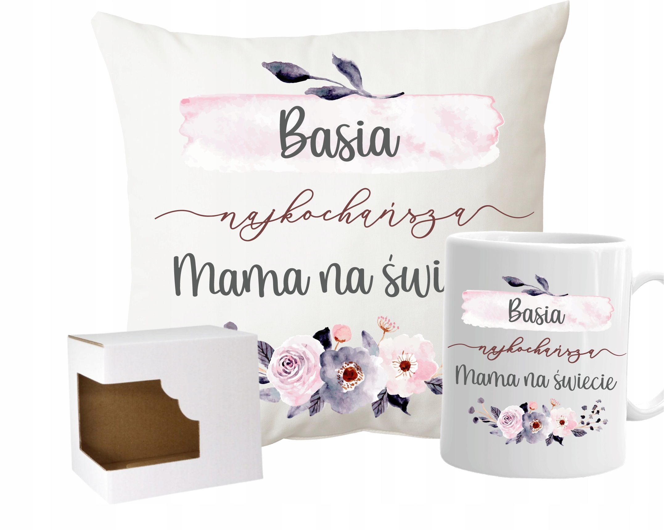 

Kubek Poduszka dla Mamy na Dzień Mamy imię