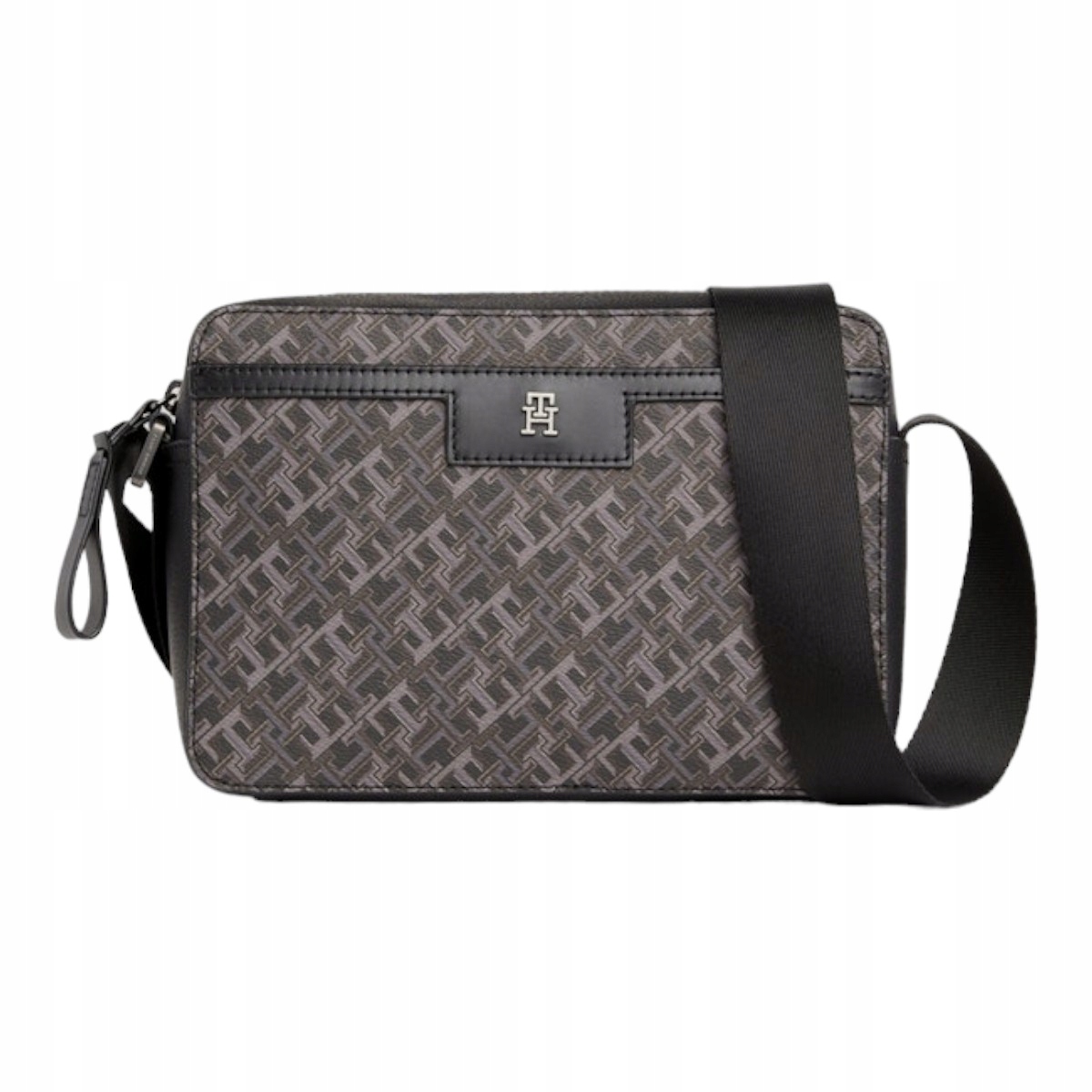 Tommy Hilfiger Pánská Kabelka Přes Rameno Th Monogram Camera Bag Černo/šedá