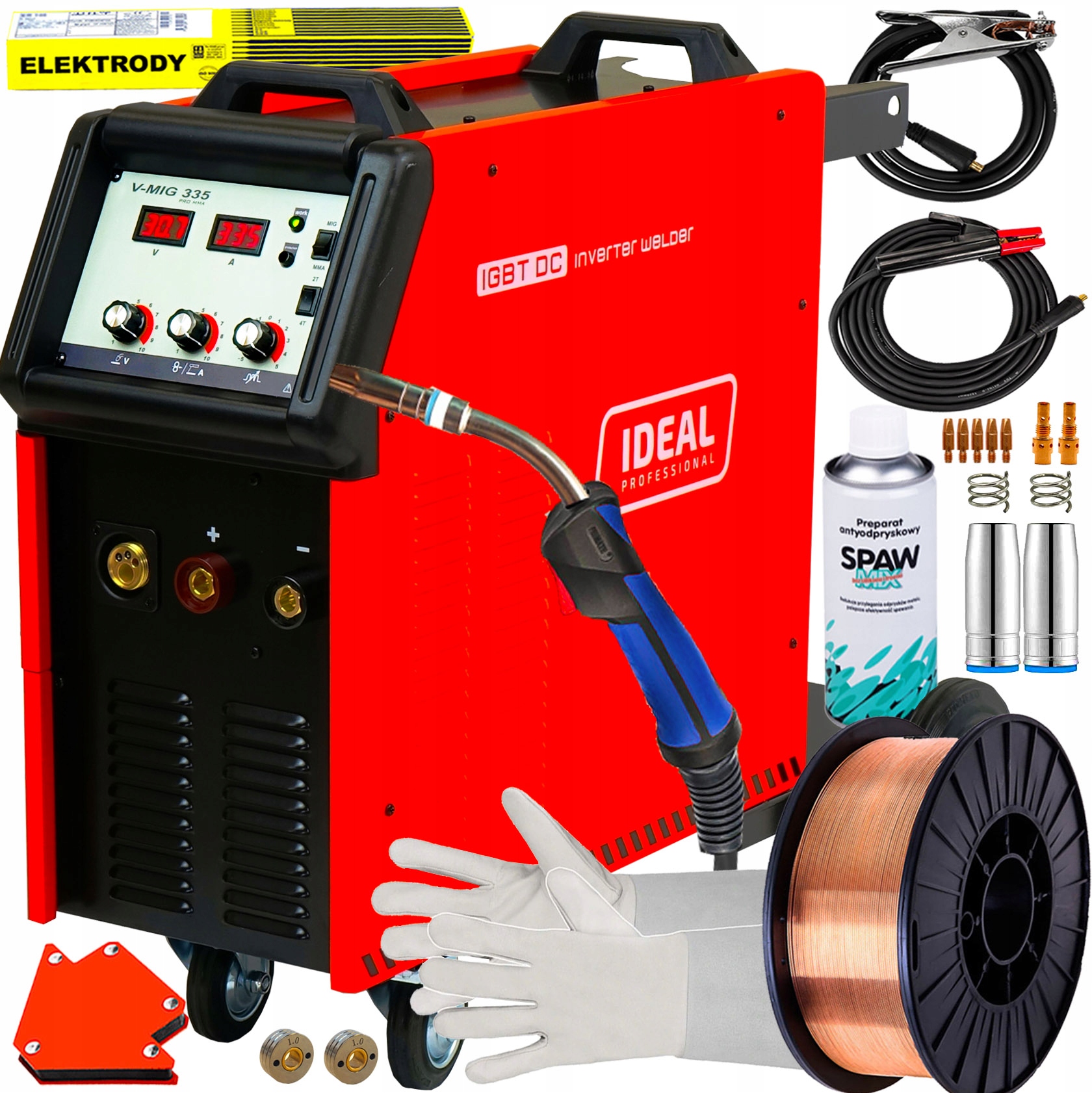 Svařovací Stroj Migomat Ideal V-mig 335 Tig Mma Mig/mag