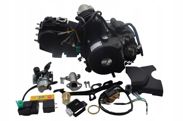 SILNIK 125 110 cc PÓŁAUTOMAT ATV QUAD 3+1 WSTECZNY BTS SUPER MOCNY