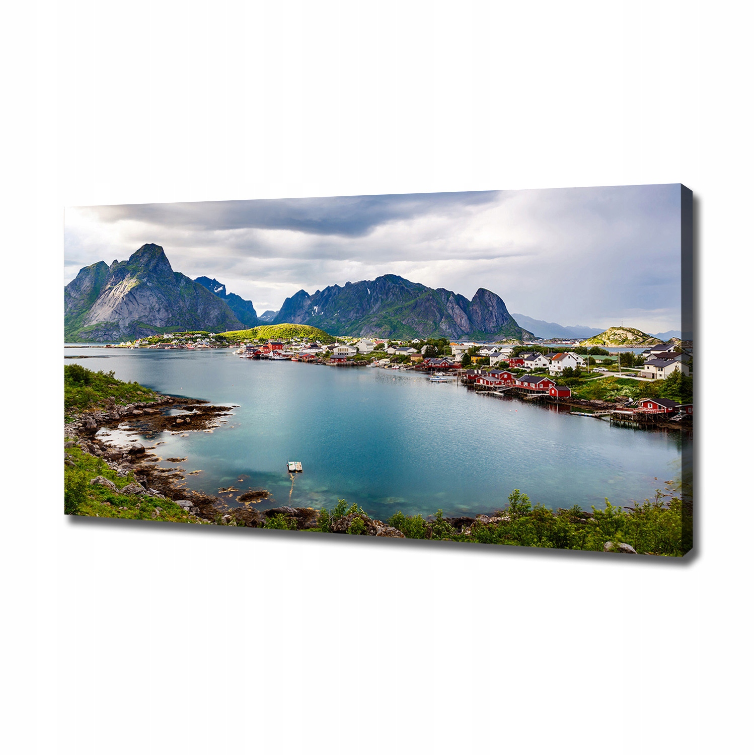 

Foto obraz na płótnie Lofoty w Norwegii 120x60 cm