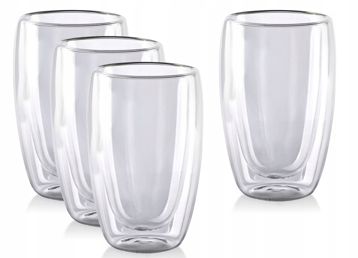 

Szklanki Kubki Termiczne Z Podwójną Ścianką 4x 450