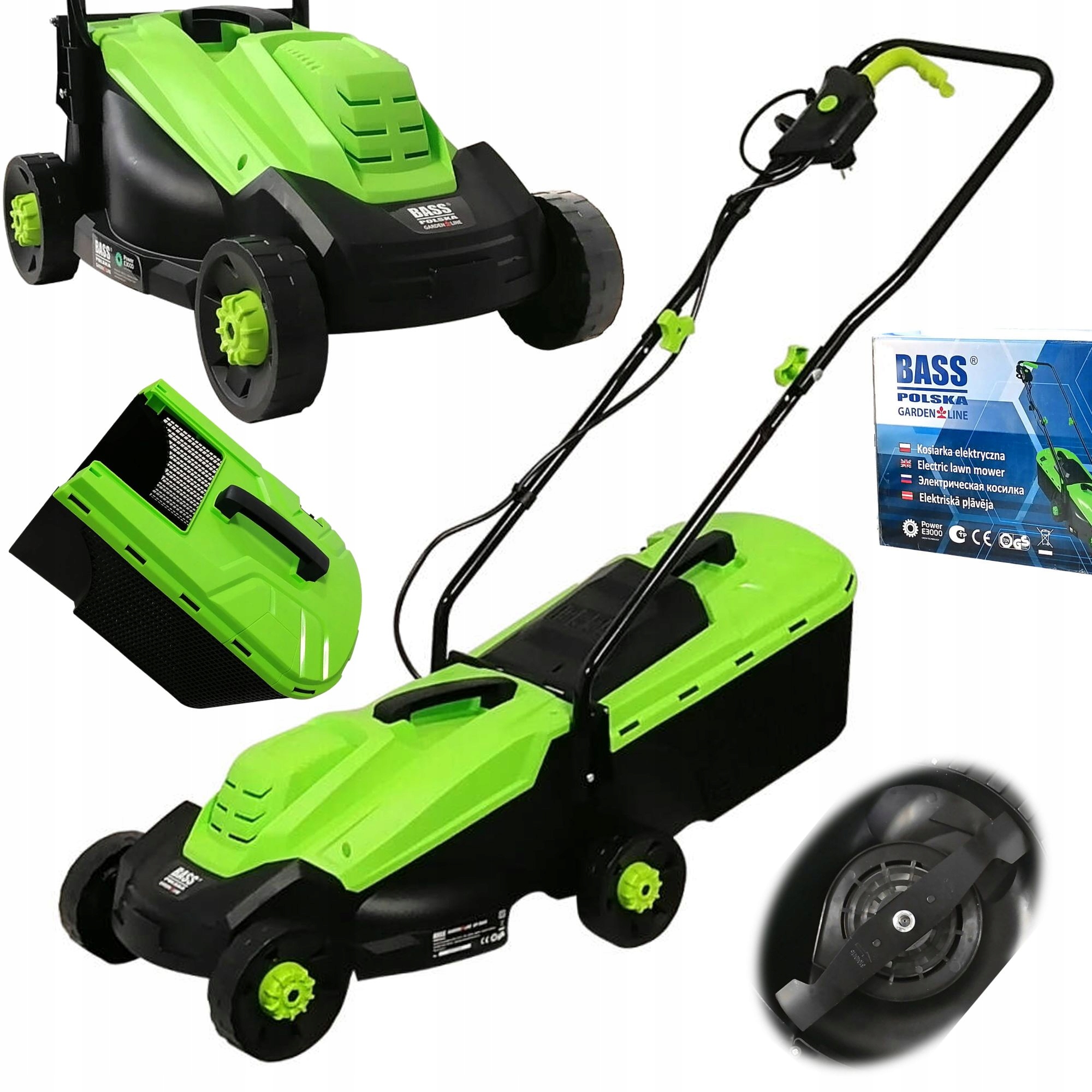

Kosiarka Elektryczna do Trawy E3000 Bas Polska 32c