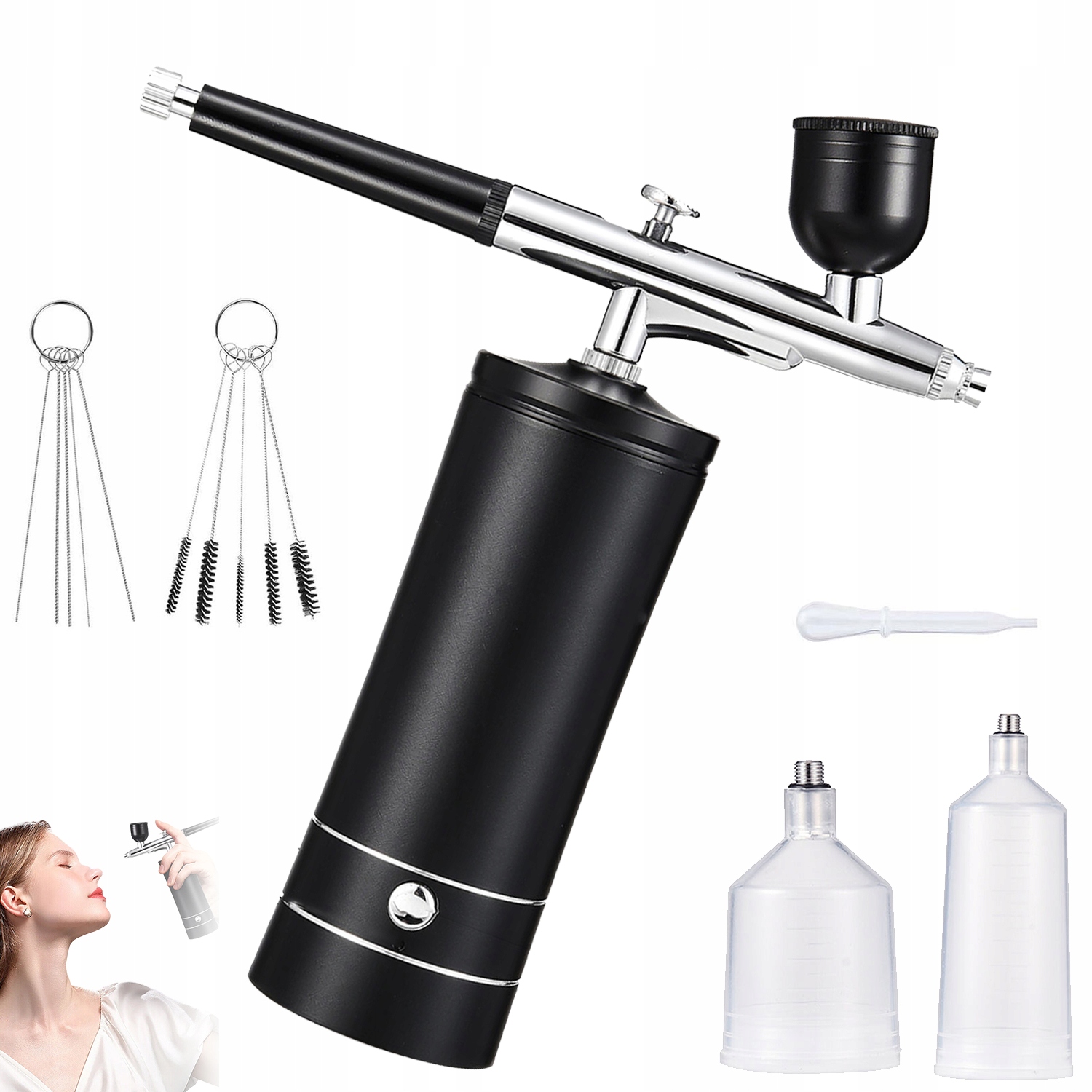 Elektrická Stříkací Pistole Na Airbrush 0.3 MM Pro Tetování, Ruční Práce