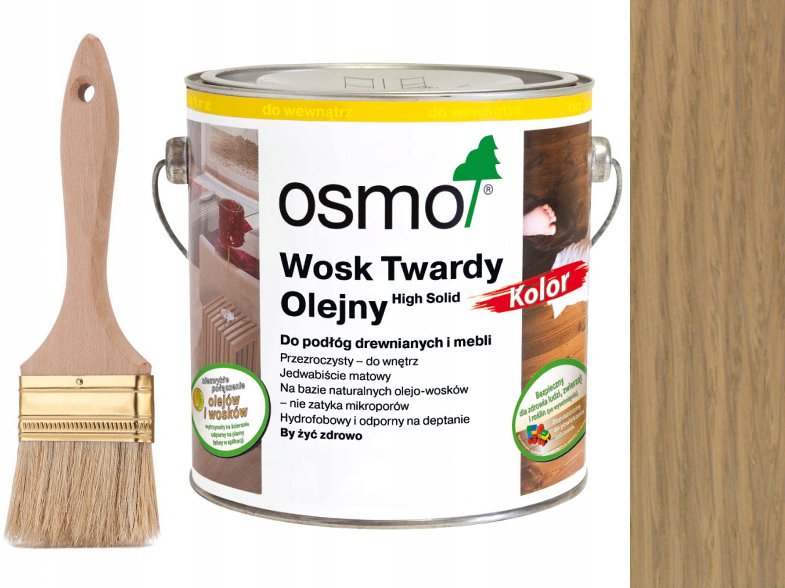 Osmo 3067 tvrdý olejový vosk 2,5L Svetlo Šedý