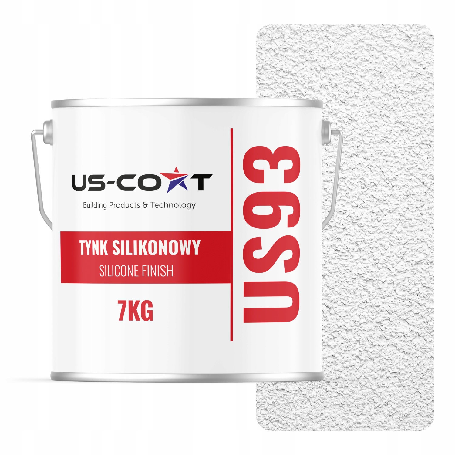 Silikonová Fasádní Omítka Bílá Teplá F101 7 Kg Beránek Granulace 2.0 mm