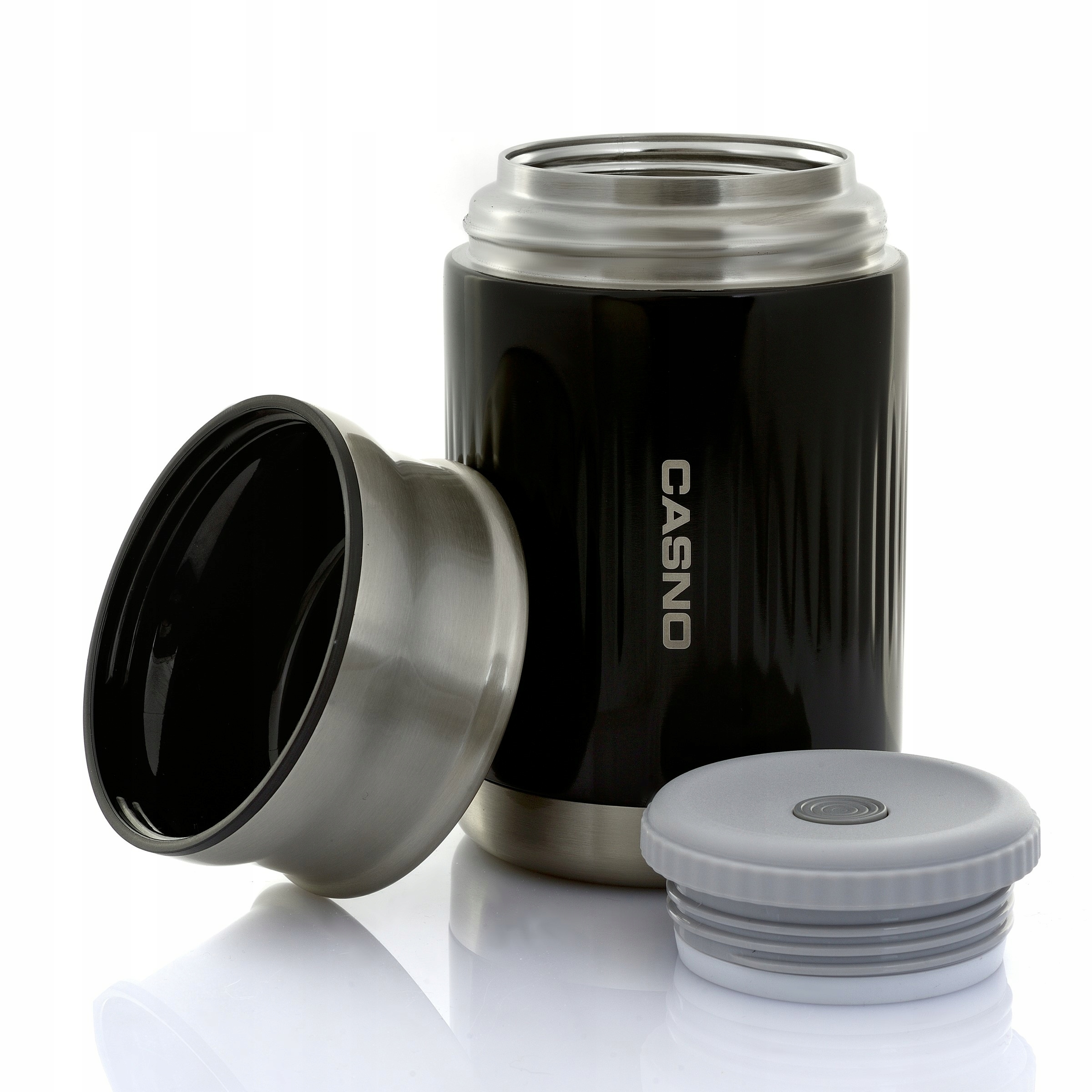 Termos Obiadowy Casno Marapi 750 ml Czarny