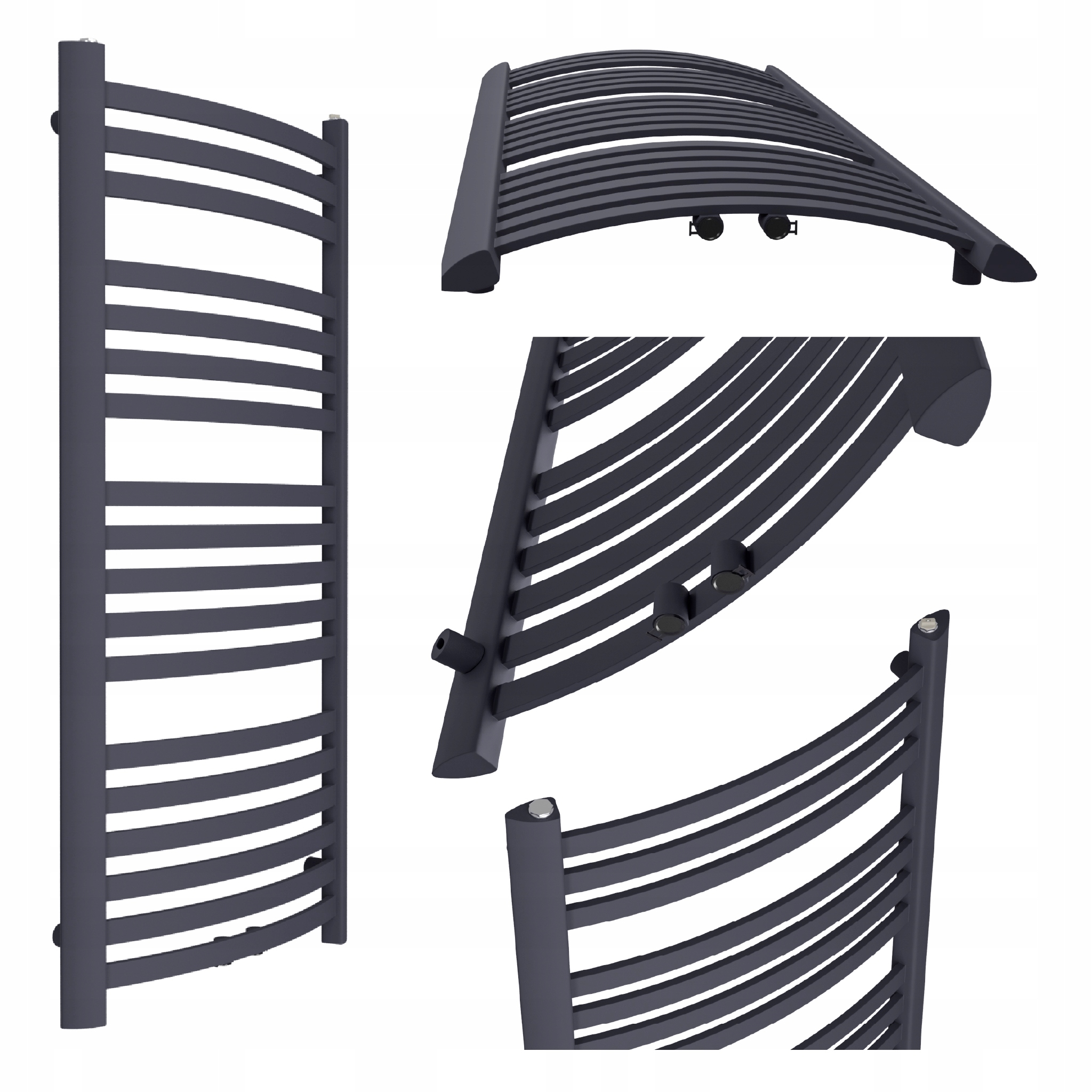 Koupelnový Radiátor Classic-mid 1150x570 Grafitový