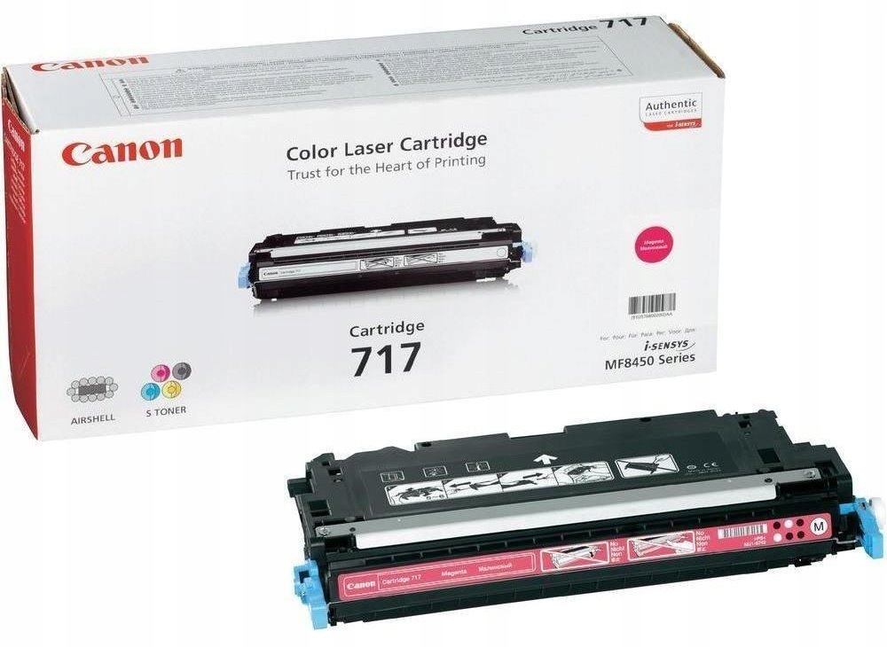 Canon toner CRG-717M/ LBP-53x0/ MF-8450/ 4000 strán/ purpurový