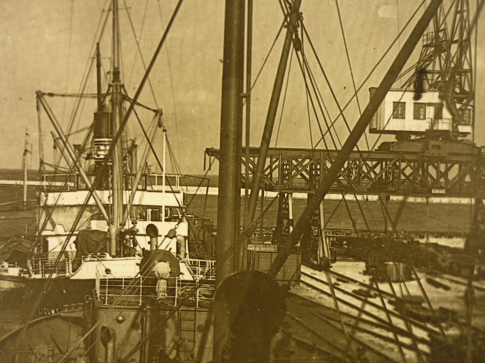 Gdynia - port - nabrzeże - II RP