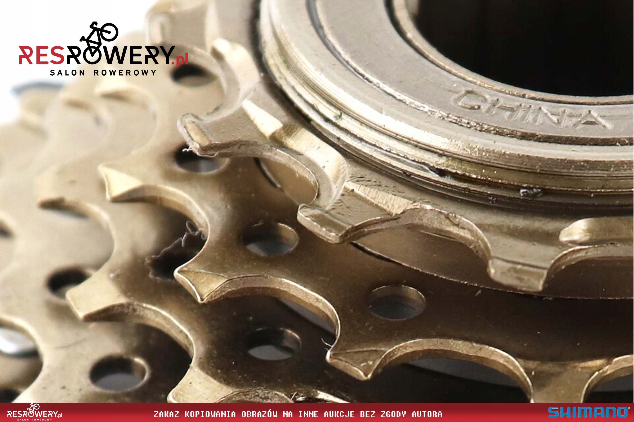 WOLNOBIEG SHIMANO TOURNEY MF-TZ500 7-RZĘDÓW 14-28T Kolor dominujący złoty