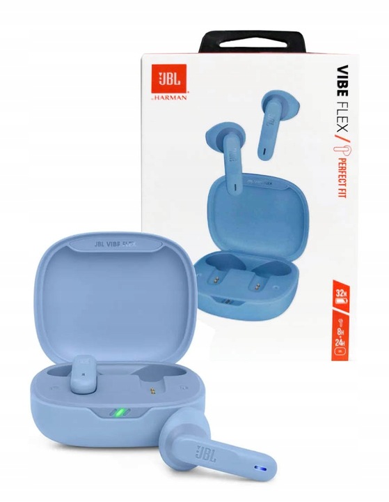 Słuchawki bezprzewodowe douszne Jbl Vibe Flex Tws Niebieskie