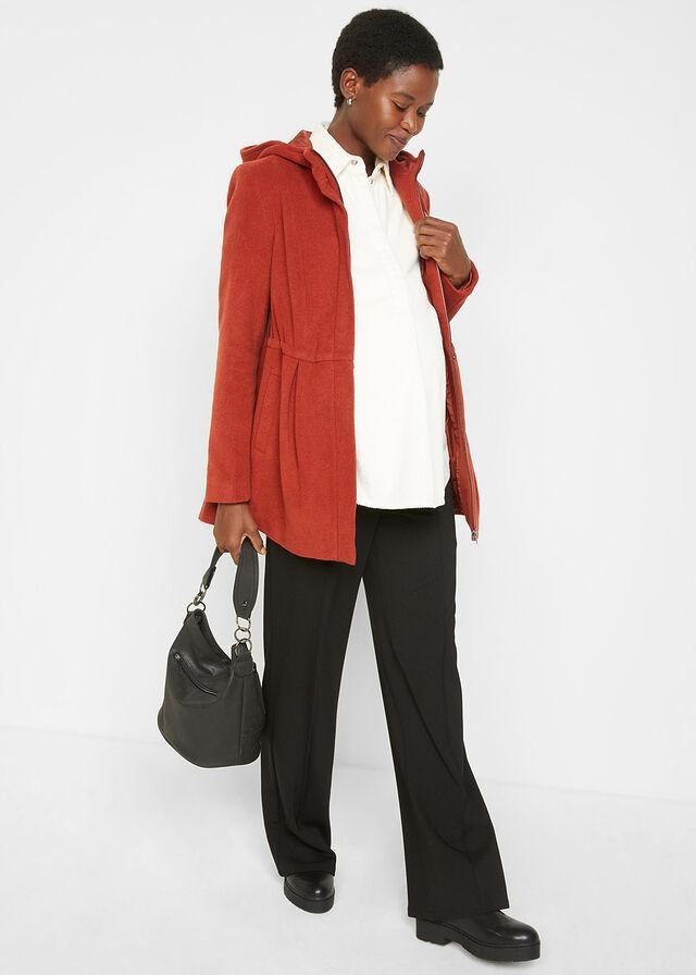 Bonprix 40 PŁASZCZ CIĄŻOWY Z KAPTUREM