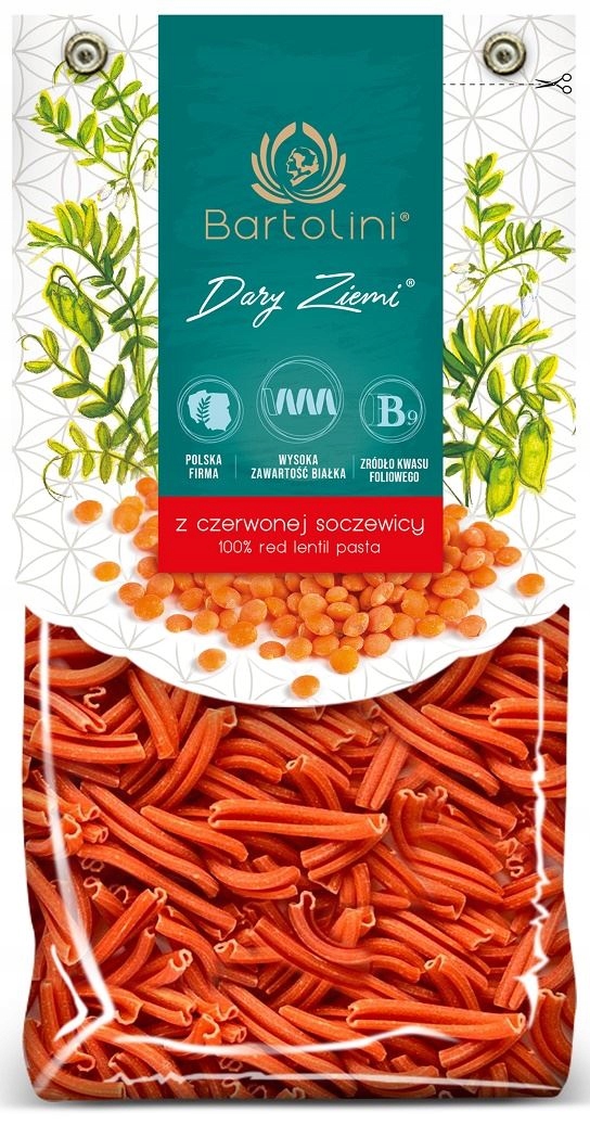 Levně 5x Bartolini Dary Země Těstoviny Casarece tzv. Červený cop 100% 250g